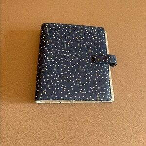 filoFAX Indigo A5 Planner with Polka Dots